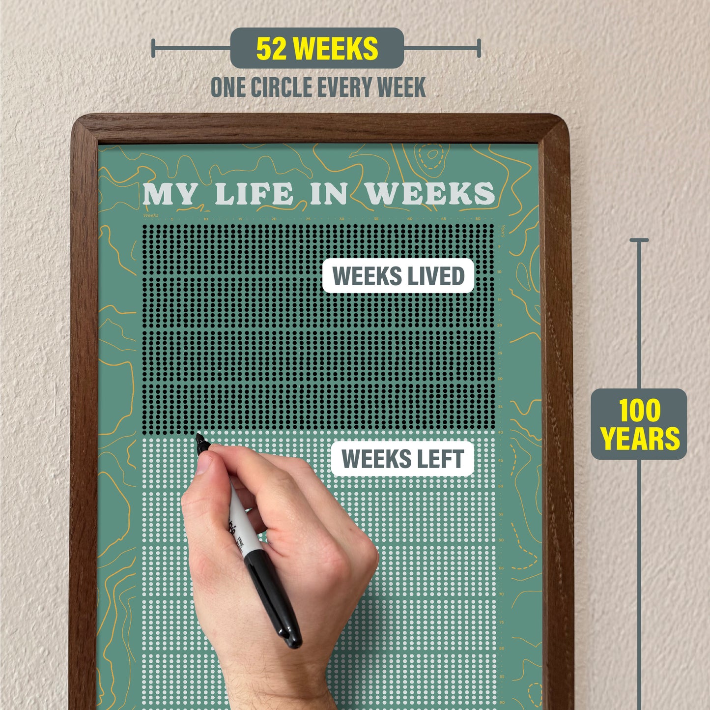 Life Calendar - TOPOGRAPHY Edition