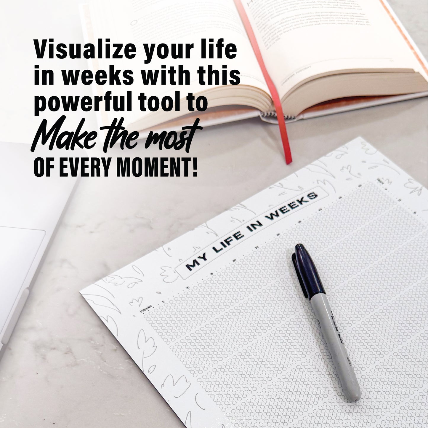 Life Calendar - WHITE Edition