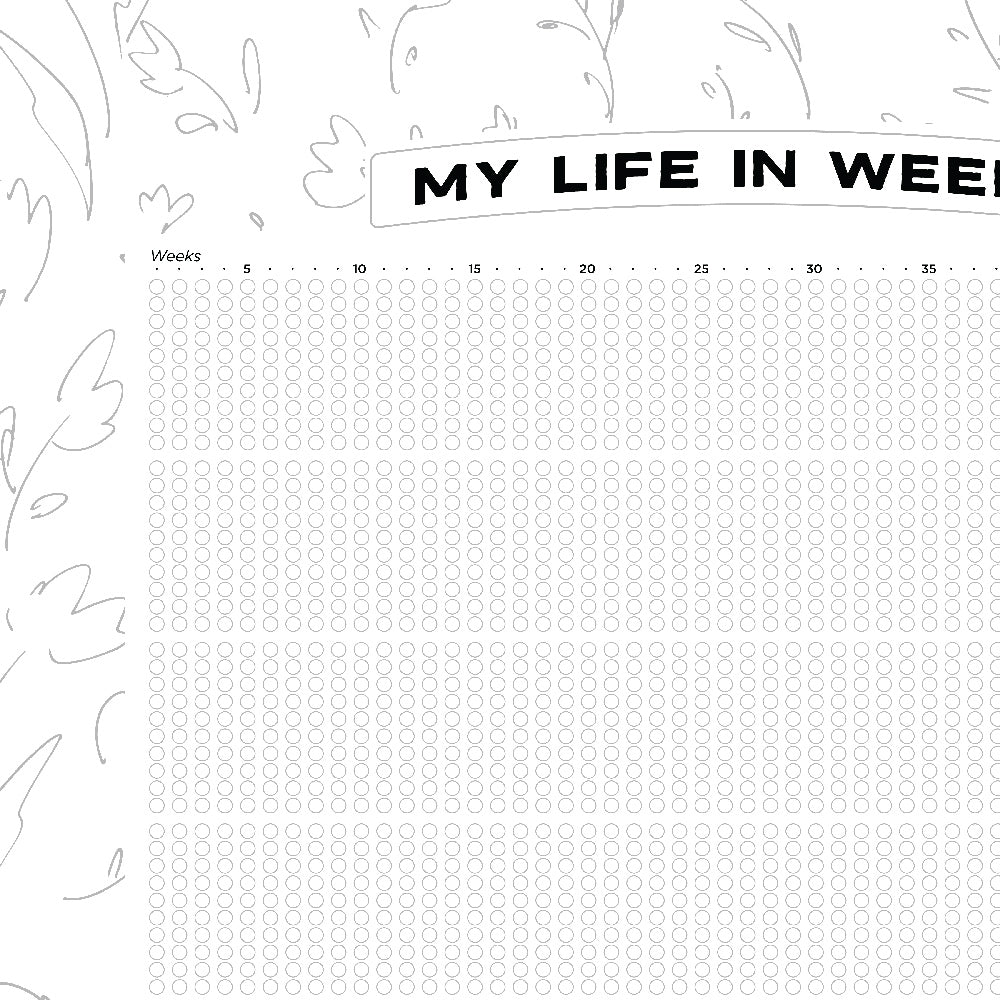 Life Calendar - WHITE Edition